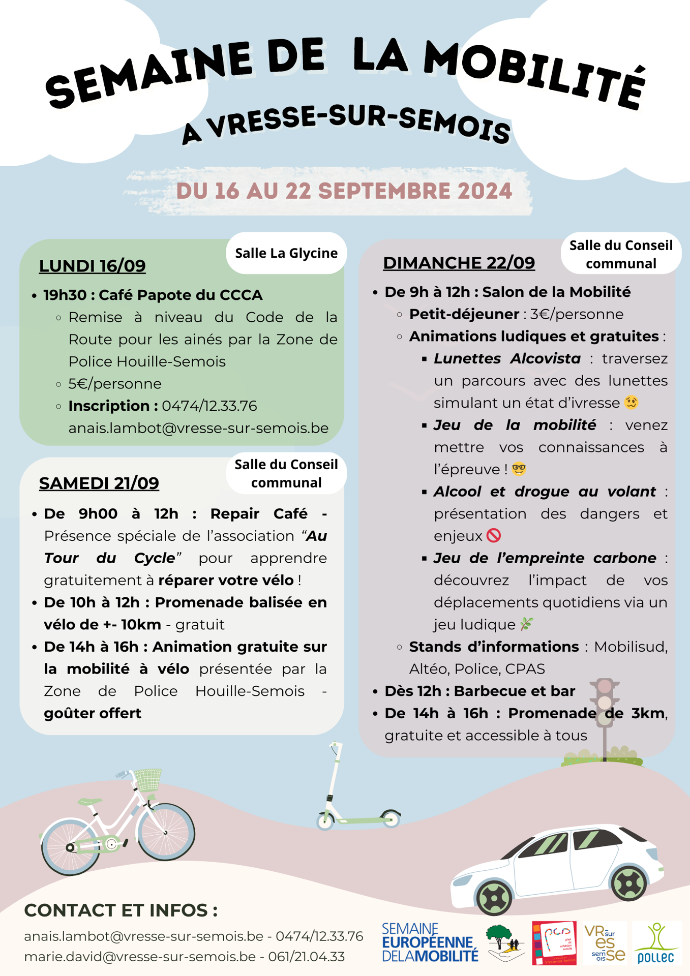 Affiche semaine de la mobilité 2024