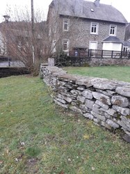 Mur en pierres sèches - Vresse